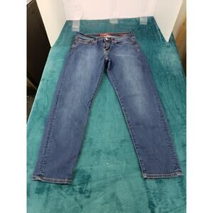 Lucky Brand Jeans Size 4 Womens Blue Ladies Stretch Pants Denim Sofia Capri